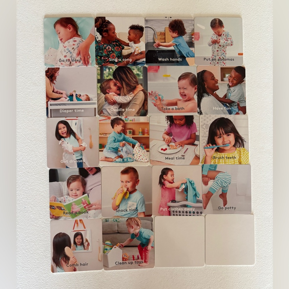 Daily Routine Picture Cards for Kids - Lovevery